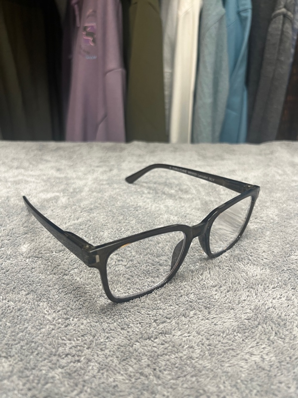 Men's Black Rectangular Reading Glasses - Classic Everyday Style “Lancelot” 1.75 - Picture 3 of 5